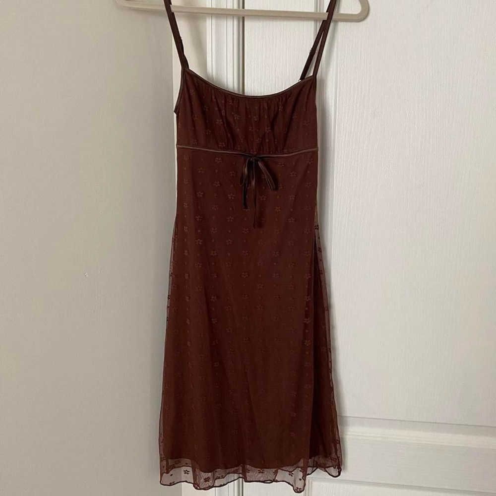Unif Brown Mini Dress